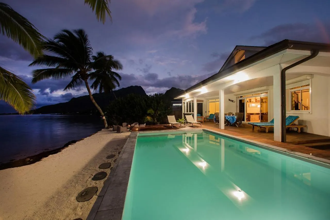 Villa Tepoe Pool And Beach Moorea French Polynesia