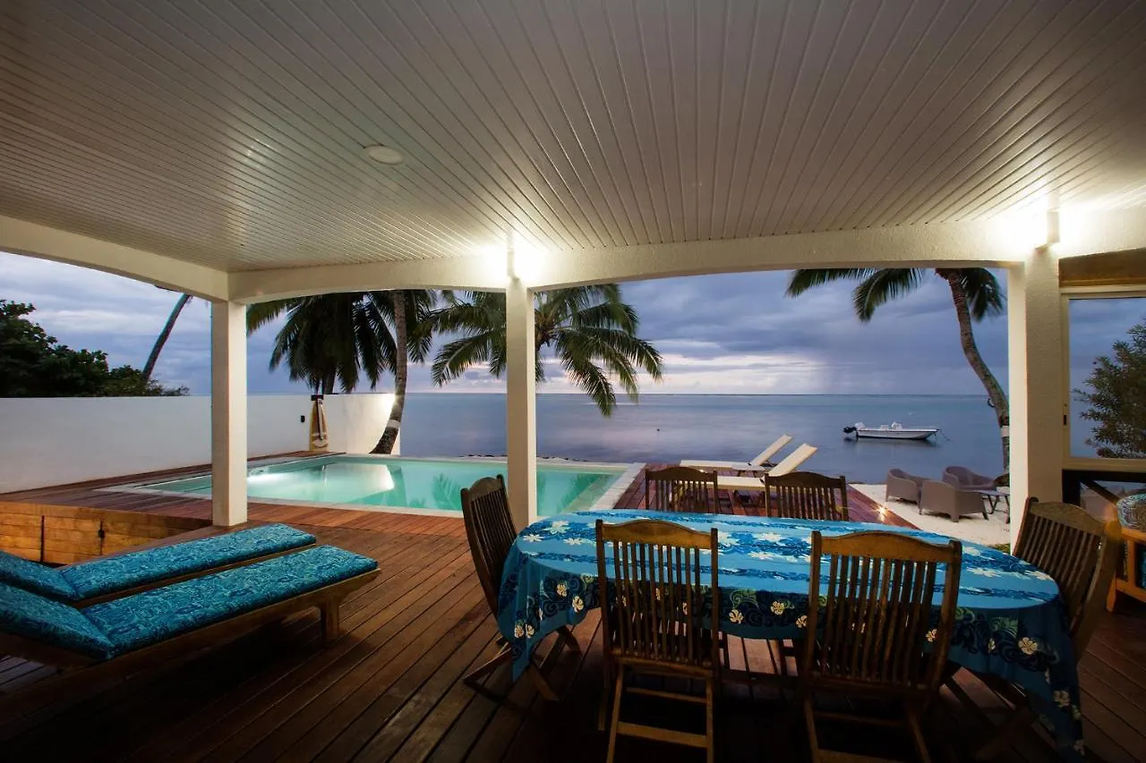 Villa Tepoe Pool And Beach Moorea French Polynesia